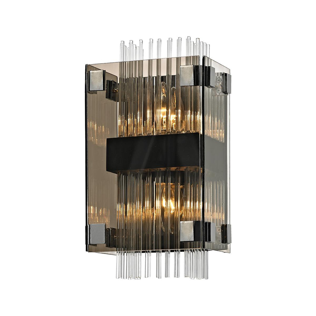 Troy Lighting Apollo Bronze 8W x 8L x 14H Wall Sconce