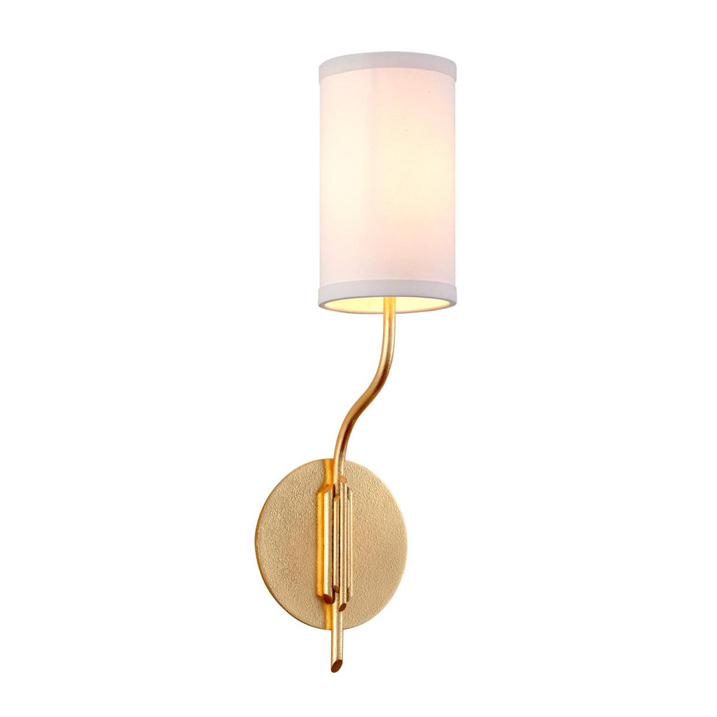 Troy Lighting Juniper TEXTURED GOLD LEAF 5.5W x 5.5L x 20H Wall Sconce