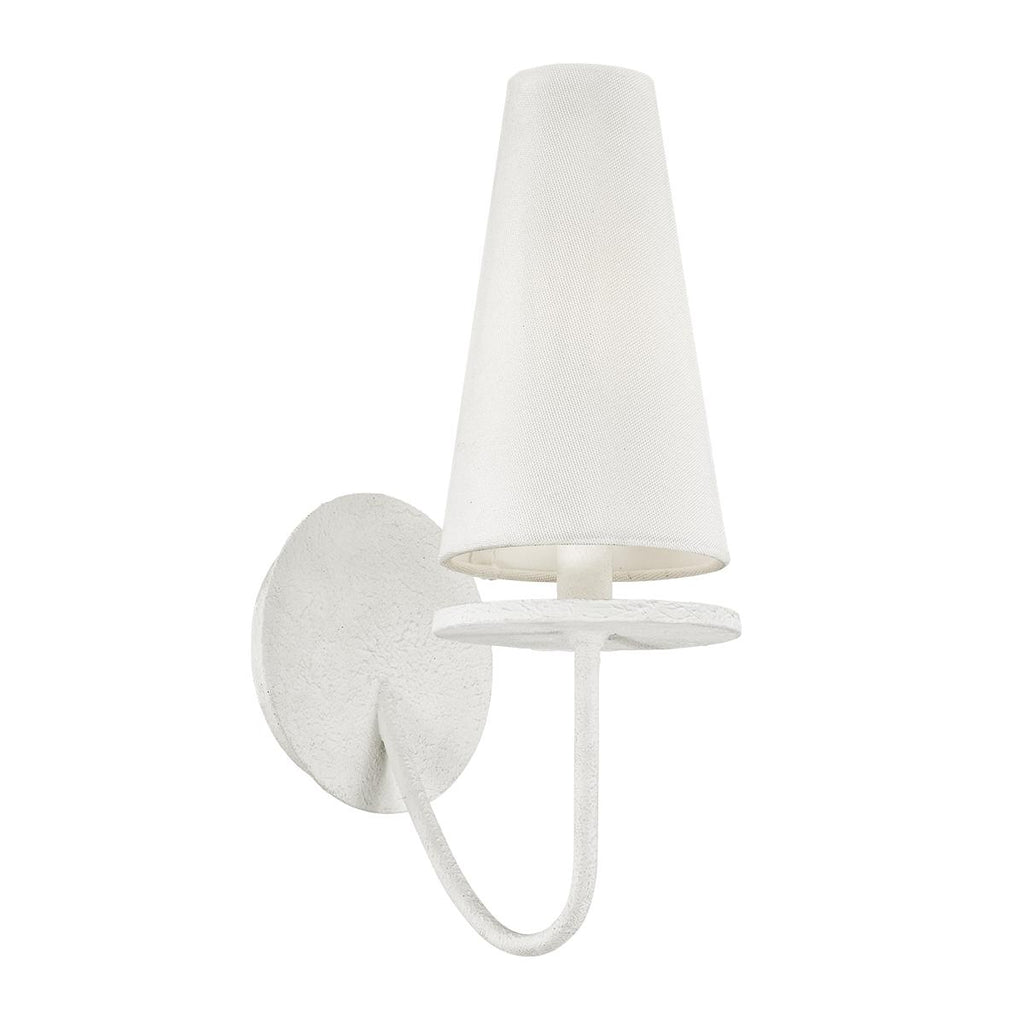 Troy Lighting Marcel GESSO WHITE 5.5W x 5.5L x 14.25H Wall Sconce