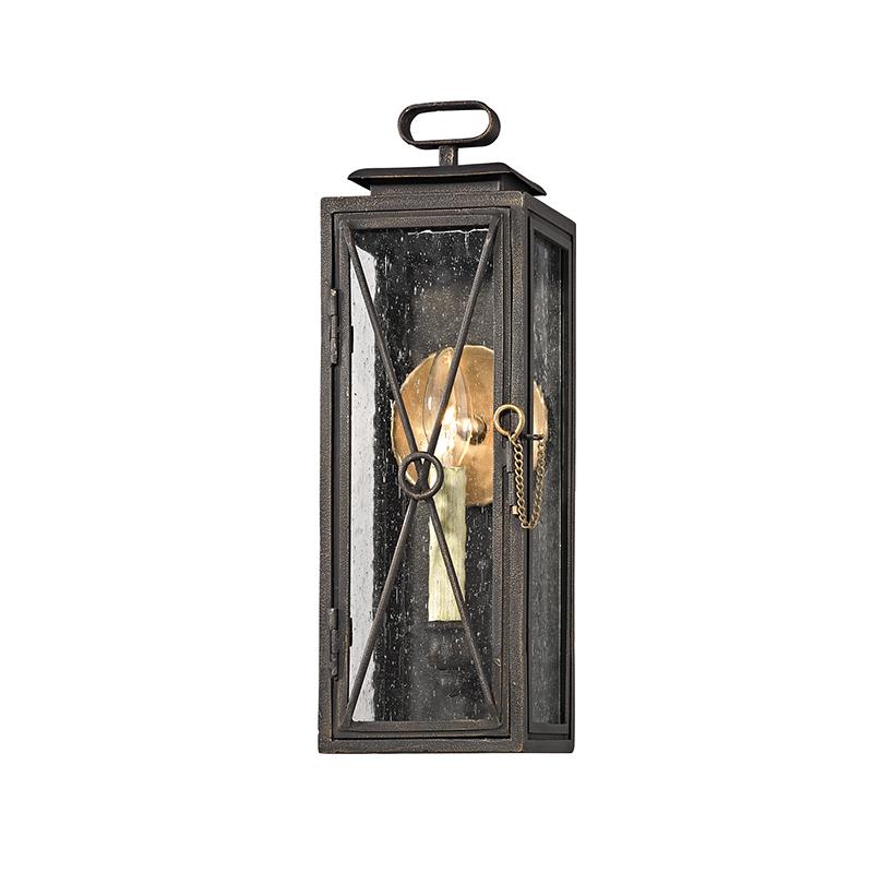 Troy Lighting Randolph VINTAGE BRONZE 5W x 5L x 15.75H Wall Sconce