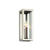 Troy Lighting Morgan Bronze With Polished Stainless 4.5W X 4.5L X 12.5H Wall Sconce