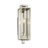 Troy Lighting Beckham Stainless Steel 4.75W X 4.75L X 16.5H Wall Sconce