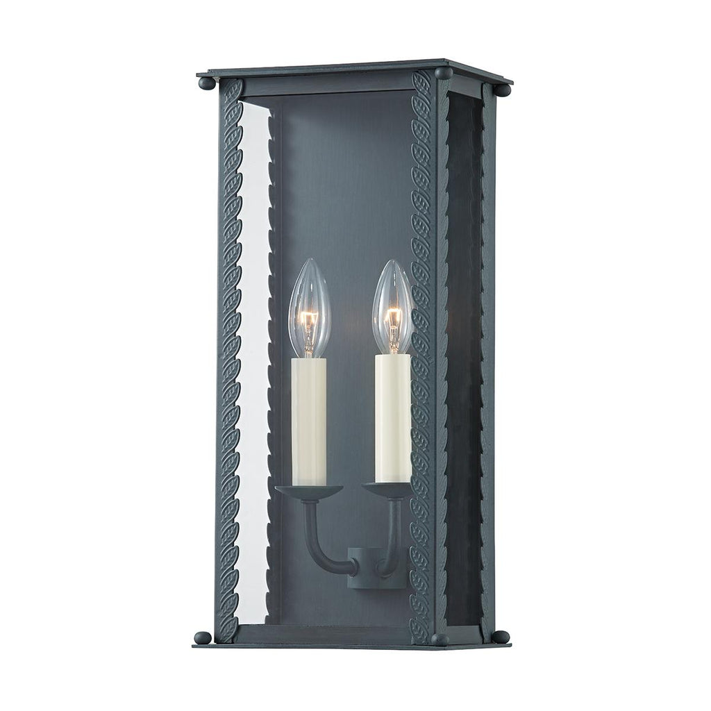 Troy Lighting Zuma VERDIGRIS 7.75W x 7.75L x 16.5H Wall Sconce