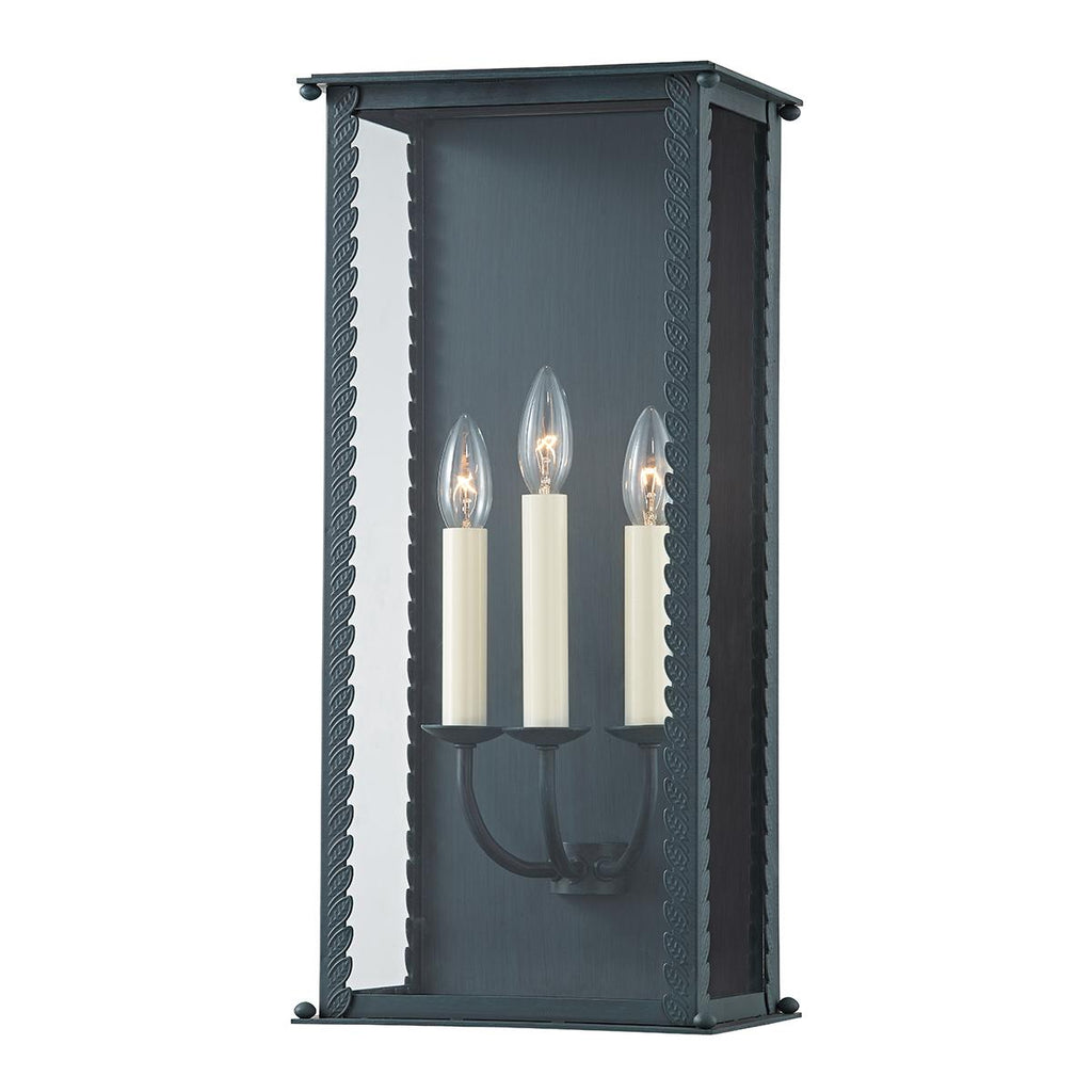 Troy Lighting Zuma VERDIGRIS 9.5W x 9.5L x 21.25H Wall Sconce