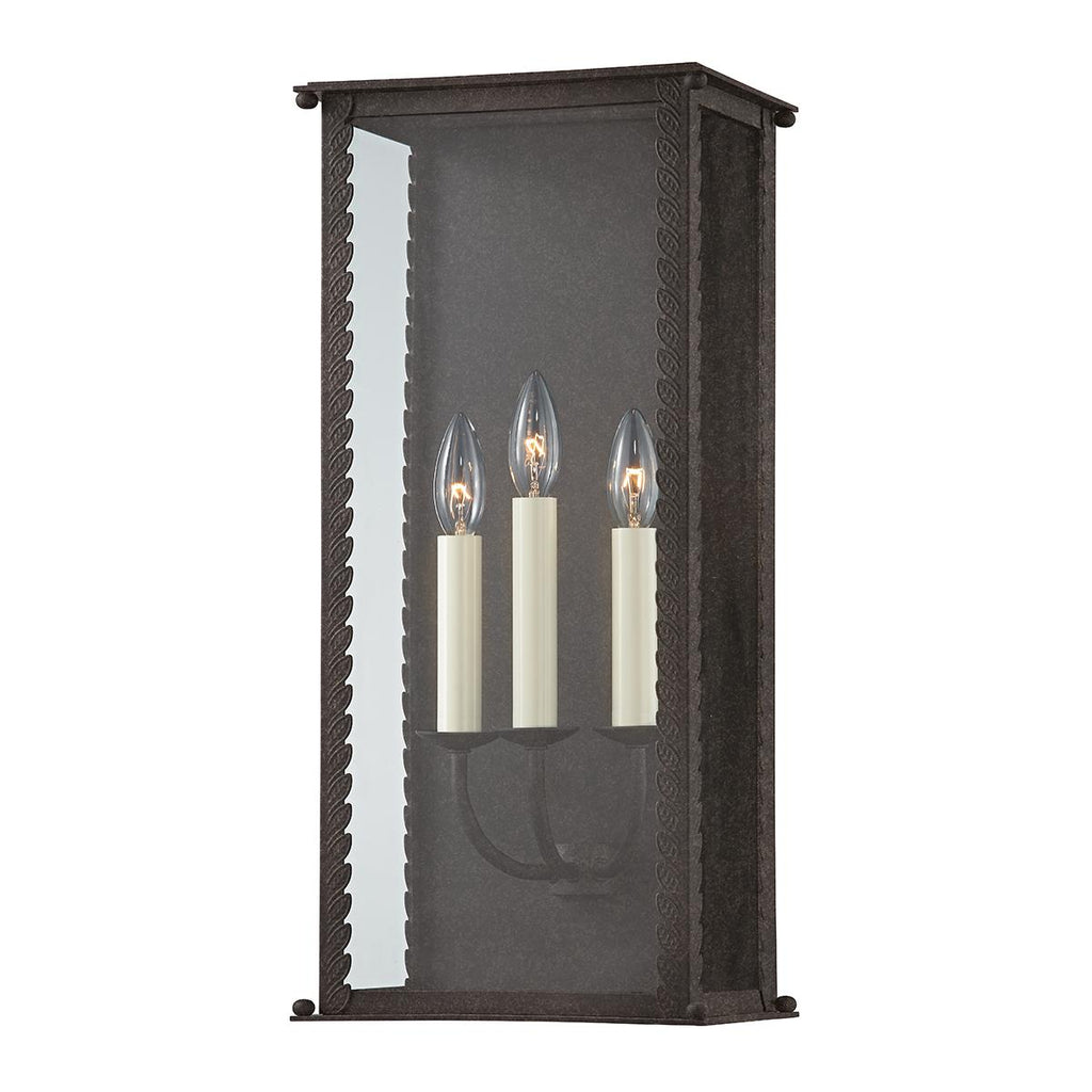 Troy Lighting Zuma FRENCH IRON 9.5W x 9.5L x 21.25H Wall Sconce