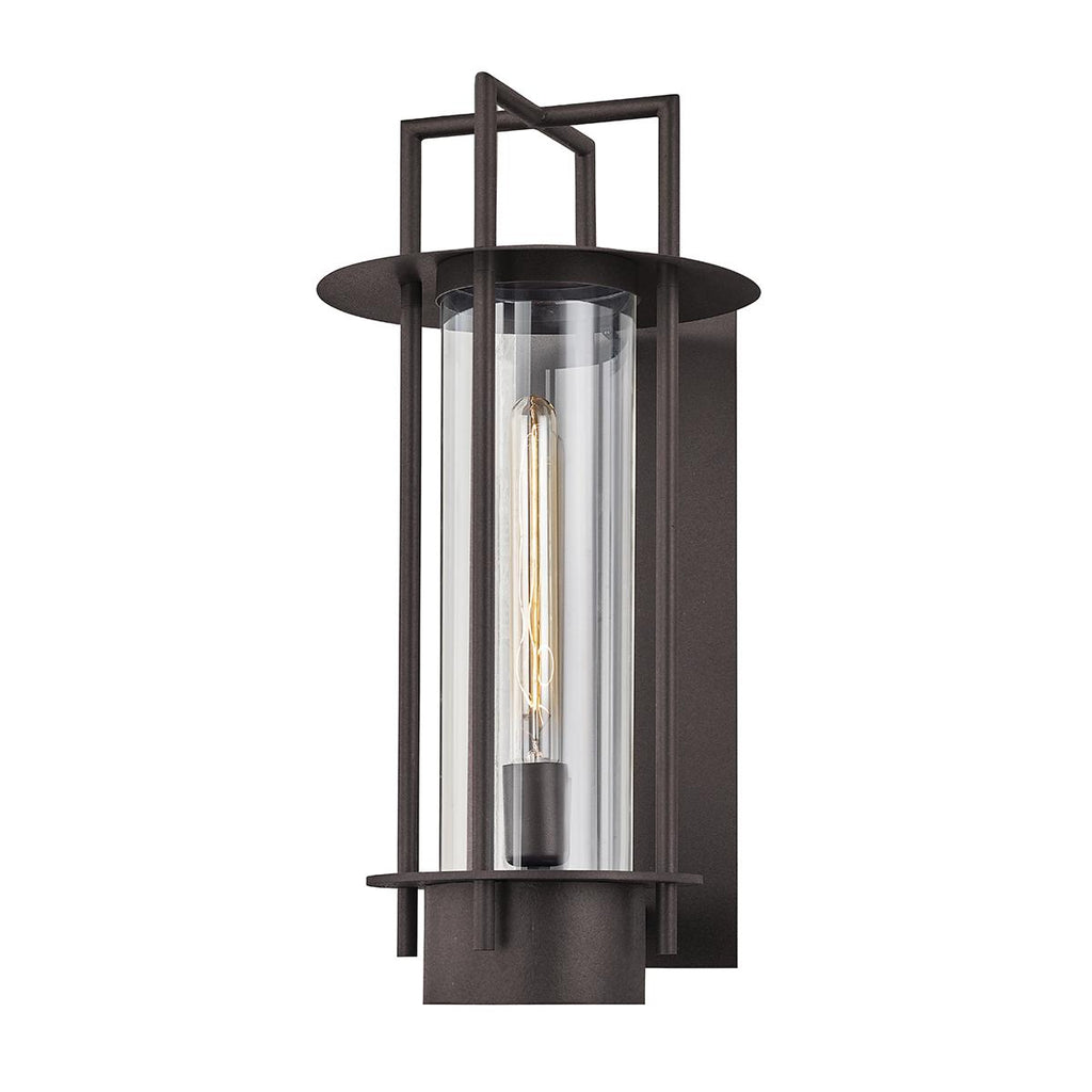 Troy Lighting Carroll Park TEXTURED BRONZE 10.25W x 10.25L x 20.5H Wall Sconce