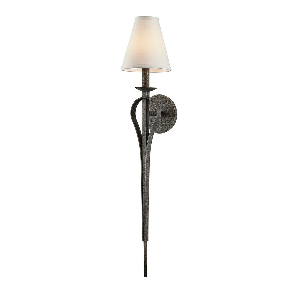 Troy Lighting Halton POMPEII SILVER 7W x 7L x 36.75H Wall Sconce