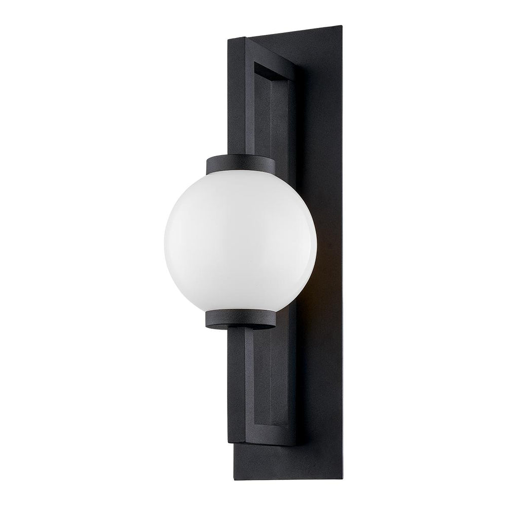 Troy Lighting Darwin TEXTURED BLACK 6W x 6L x 18.75H Wall Sconce