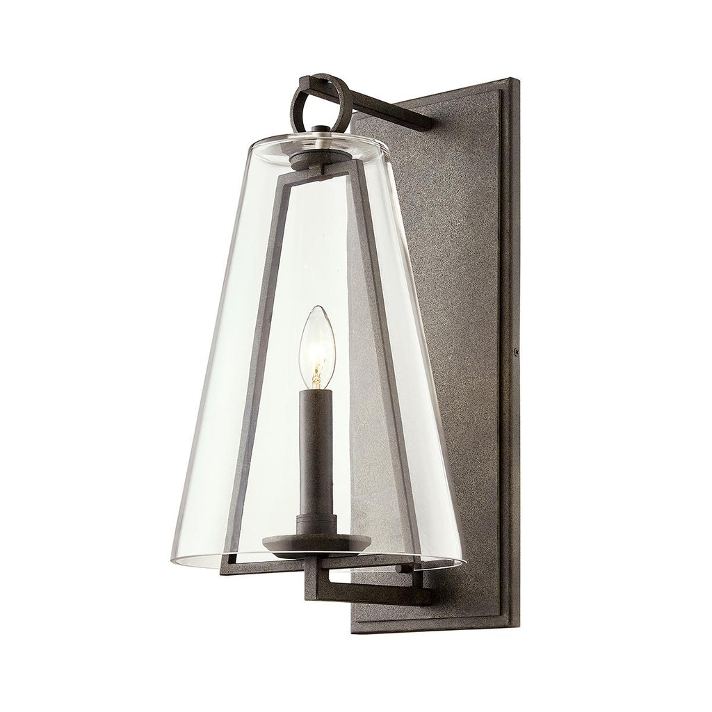 Troy Lighting Adamson FRENCH IRON 10W x 10L x 19H Wall Sconce