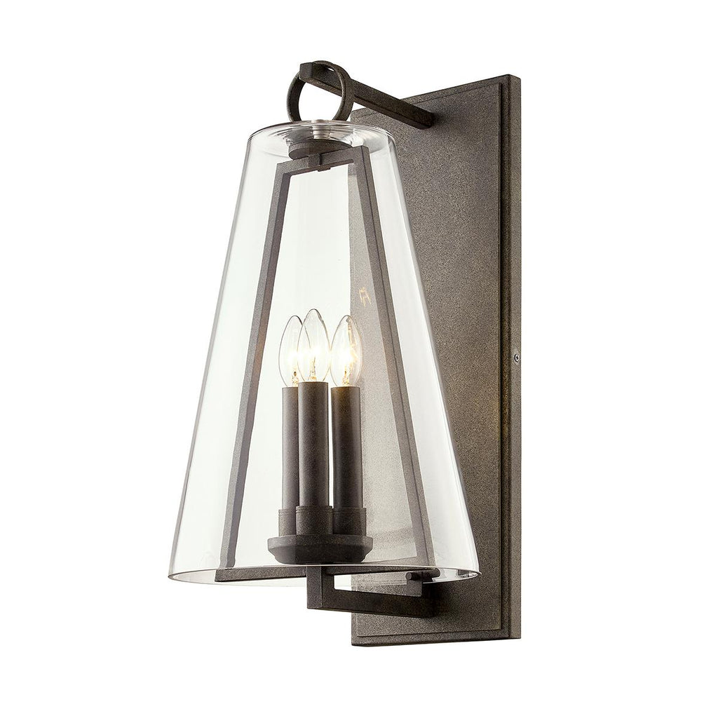 Troy Lighting Adamson FRENCH IRON 12W x 12L x 23.25H Wall Sconce