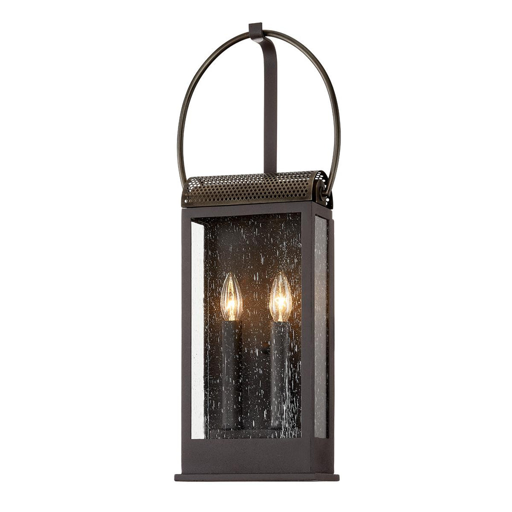 Troy Lighting Holmes HOLMES BRONZE/BRASS 9.5W x 9.5L x 25.5H Wall Sconce