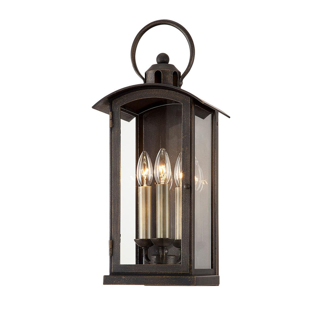 Troy Lighting Chaplin VINTAGE BRONZE 8.5W x 8.5L x 20.25H Wall Sconce