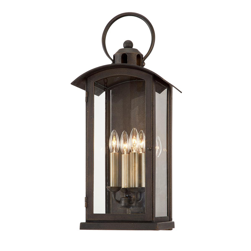 Troy Lighting Chaplin VINTAGE BRONZE 11W x 11L x 26H Wall Sconce