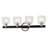 Troy Lighting Munich Carbide Blk & Pol Nickel 26.5W X 26.5L X 8.5H Wall Sconce