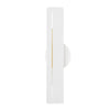 Troy Lighting Brandon Gesso White 5W X 5L X 17.75H Wall Sconce