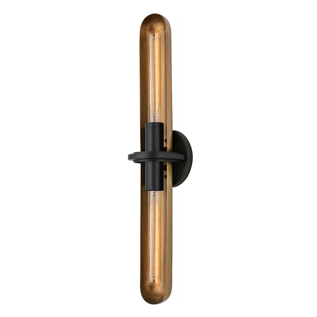 Troy Lighting Tuscon PATINA BRASS 5W x 5L x 25.5H Wall Sconce