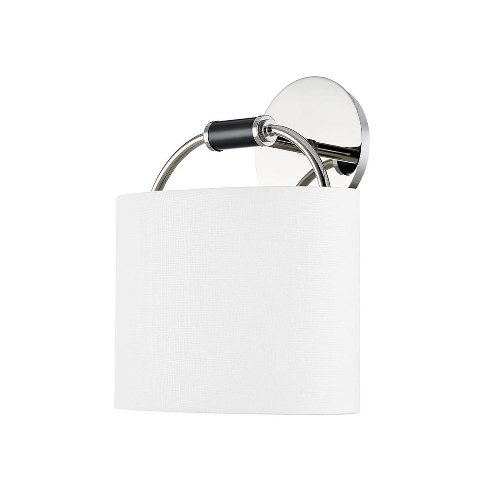 Troy Lighting Pete POLISHED NICKEL 9.75W x 9.75L x 11.75H Wall Sconce