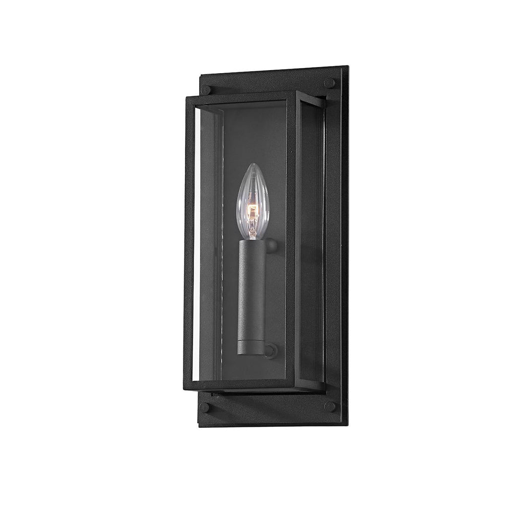 Troy Lighting Winslow TEXTURED BLACK 6.25W x 6.25L x 13.5H Wall Sconce