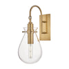 Hudson Valley Lighting Ivy Aged Brass 7.5W X 7.5L X 18H Wall Sconce