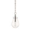 Hudson Valley Lighting Ivy Polished Nickel 7.5W X 7.5L X 14.75H Pendant