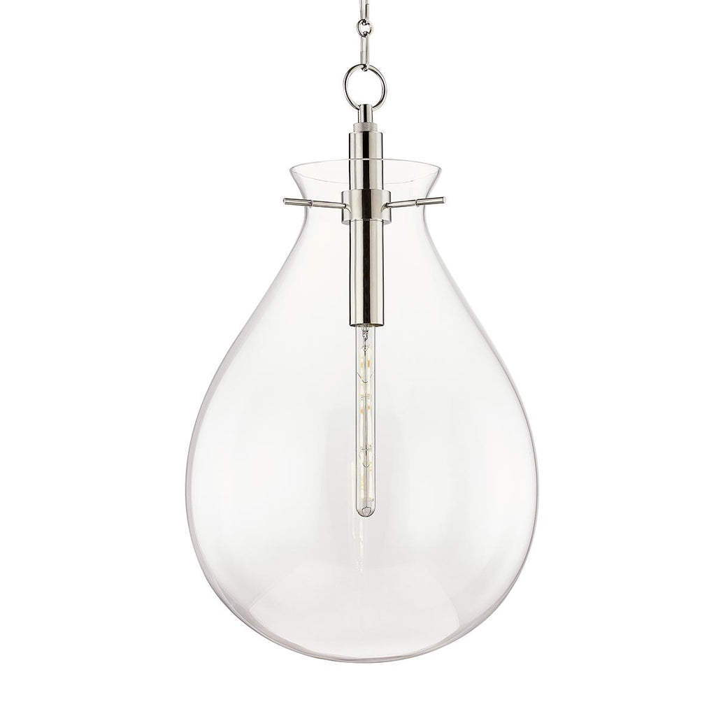 Hudson Valley Lighting Ivy Polished Nickel 18W x 18L x 30.5H Pendant