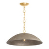 Hudson Valley Lighting Eve Vintage Gold Leaf/ Textured Warm Silver Leaf 24W X 24L X 9.75H Pendant