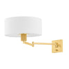 Hudson Valley Lighting Sammy Aged Brass 12.5W X 12.5L X 10.25H Wall Sconce