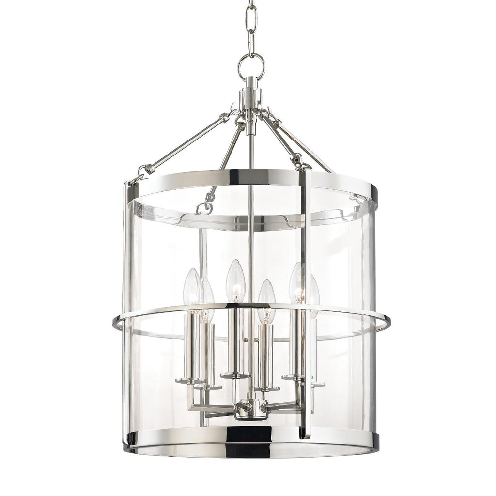 Hudson Valley Lighting Ren Polished Nickel 17.5W x 17.5L x 25.25H Pendant