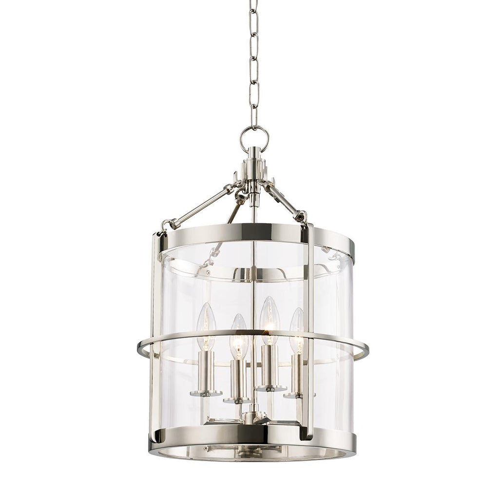 Hudson Valley Lighting Ren Polished Nickel 13.75W x 13.75L x 20H Pendant