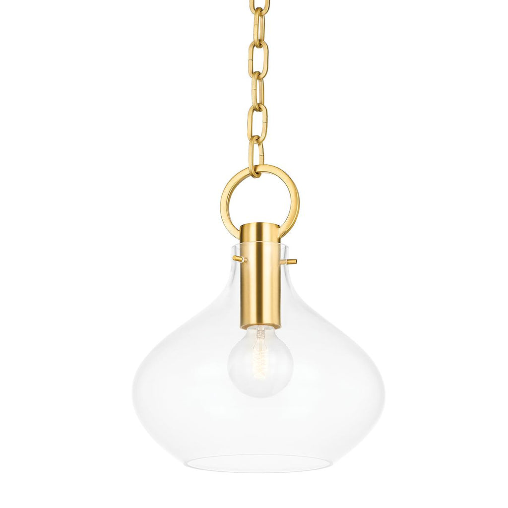 Hudson Valley Lighting LINA Aged Brass 11.75W x 11.75L x 14.25H Pendant