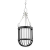 Hudson Valley Lighting Landon Polished Nickel/Black 11.5W X 11.5L X 26.75H Pendant