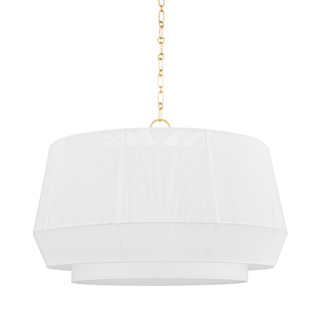 Hudson Valley Lighting DEBI Aged Brass 30.5W x 30.5L x 18.75H Pendant