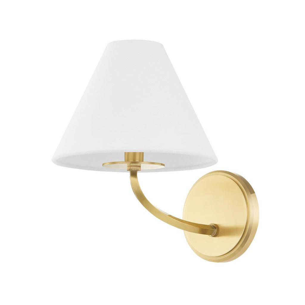 Hudson Valley Lighting Stacey Aged Brass 8.25W x 8.25L x 10.75H Wall Sconce