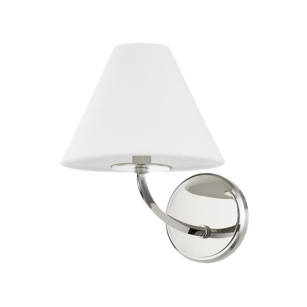 Hudson Valley Lighting Stacey Polished Nickel 8.25W x 8.25L x 10.75H Wall Sconce