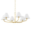 Hudson Valley Lighting Stacey Aged Brass 40.25W X 40.25L X 14.5H Chandelier