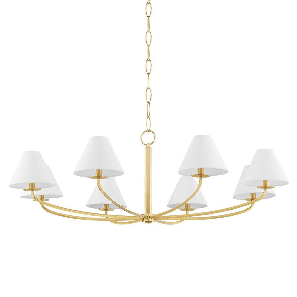 Hudson Valley Lighting Stacey Aged Brass 52.25W x 52.25L x 17H Chandelier