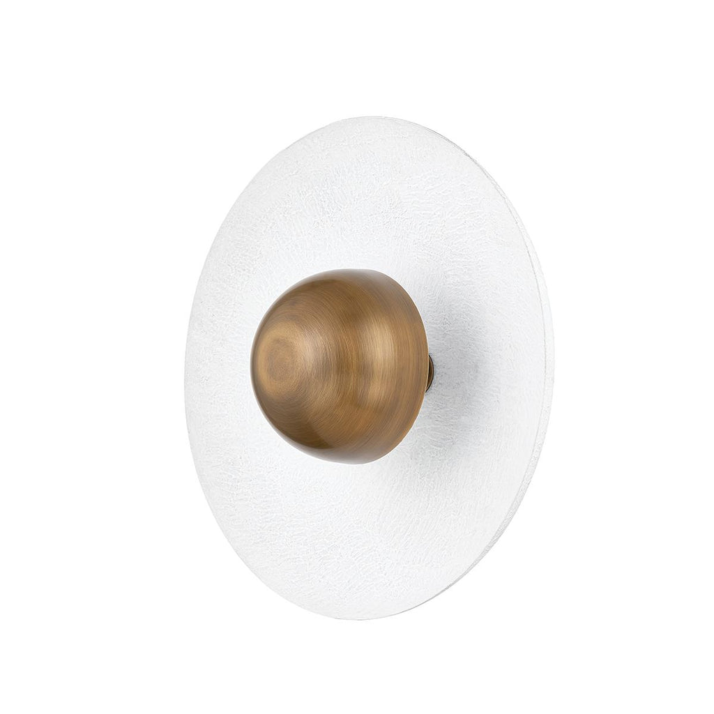 Troy Lighting NOAH PATINA BRASS 14W x 14L x 6H Flush Mount