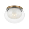 Troy Lighting Magma Patina Brass 14.25W X 14.25L X 10H Flush Mount