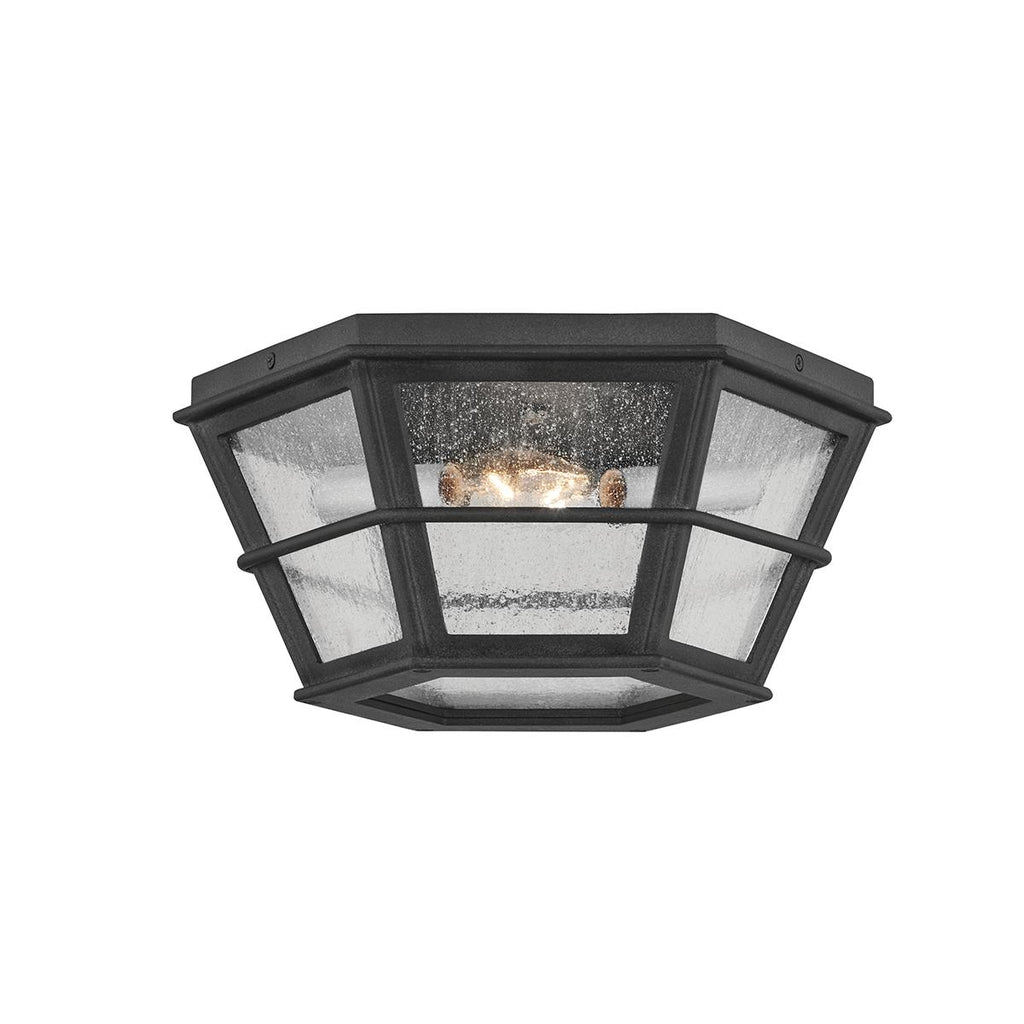 Troy Lighting Lake County FRENCH IRON 13.75W x 13.75L x 6.25H Flush Mount