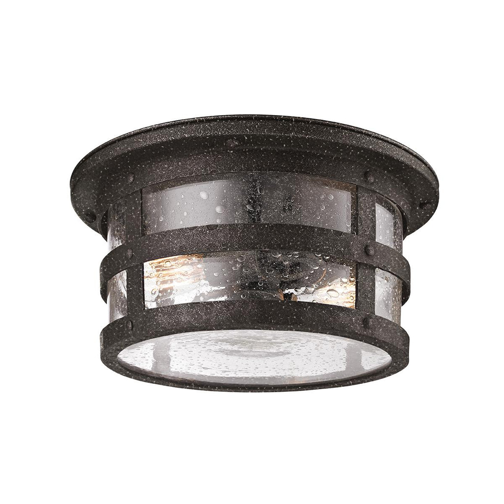 Troy Lighting Barbosa AGED PEWTER 15W x 15L x 7.75H Flush Mount