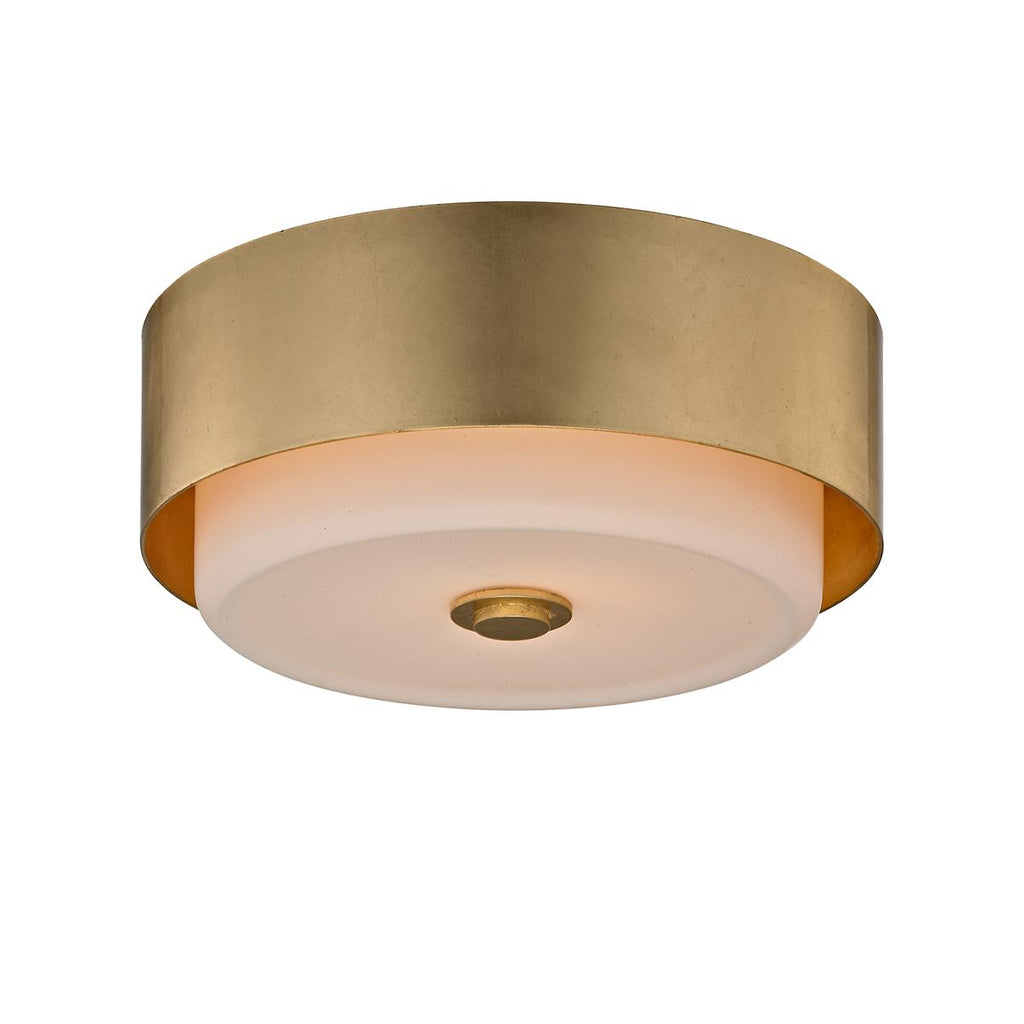 Troy Lighting Allure Gold Leaf 13W x 13L x 5H Flush Mount