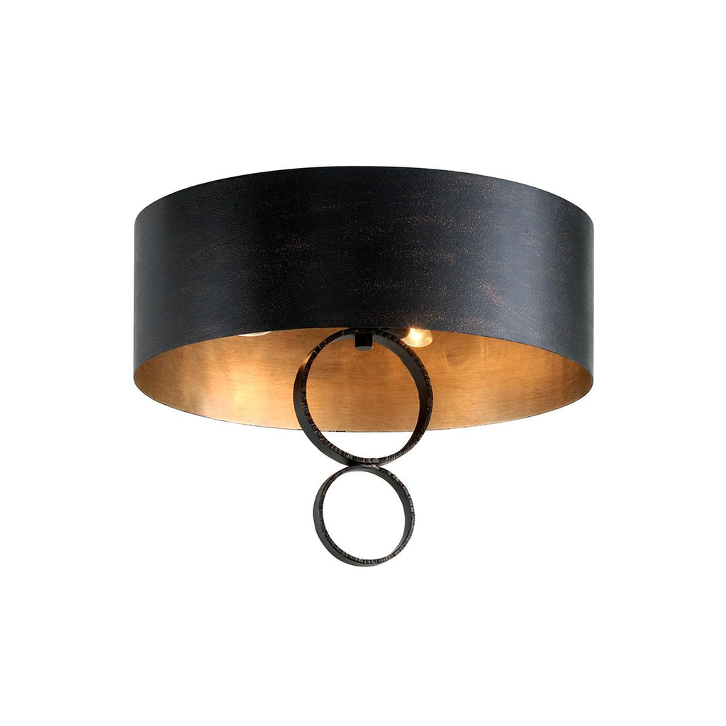 Troy Lighting Rivington CHARRED COPPER 20W x 20L x 15.5H Semi-Flush Mount