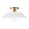 Troy Lighting Otto Patina Brass 16W X 16L X 9.5H Flush Mount