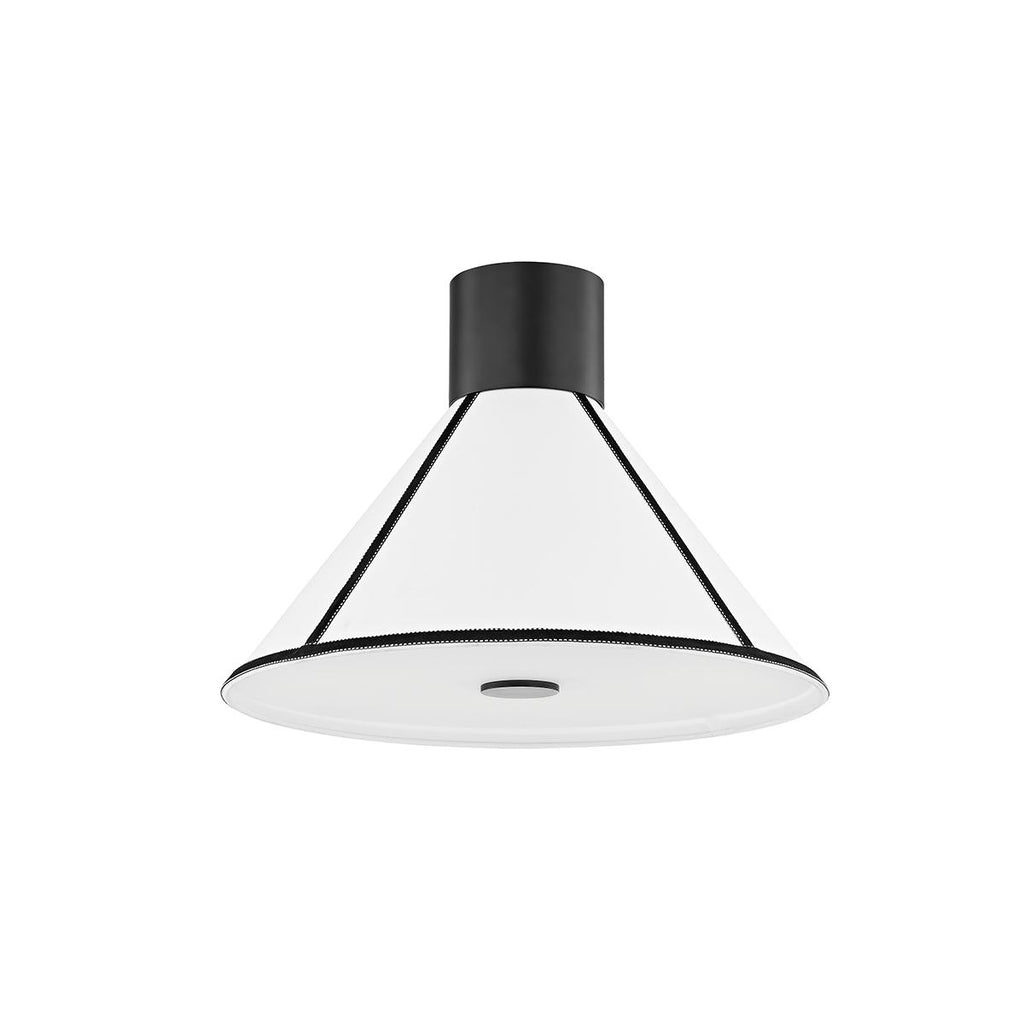 Troy Lighting Forrest SOFT BLACK 18W x 18L x 13.25H Semi-Flush Mount