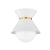 Troy Lighting Scout Soft White/Patina Brass 10W X 10L X 10.5H Flush Mount