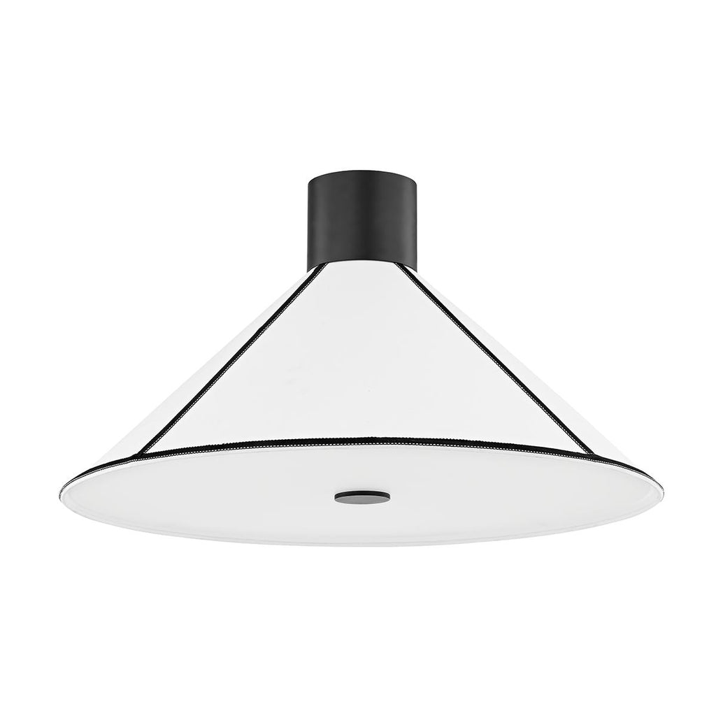 Troy Lighting Forrest SOFT BLACK 25W x 25L x 14.25H Semi-Flush Mount