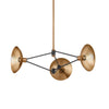 Troy Lighting Axel Patina Brass/Soft Black 36W X 36L X 11.5H Chandelier