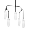 Troy Lighting Cyan Soft Black 23W X 40.5L X 42.25H Chandelier