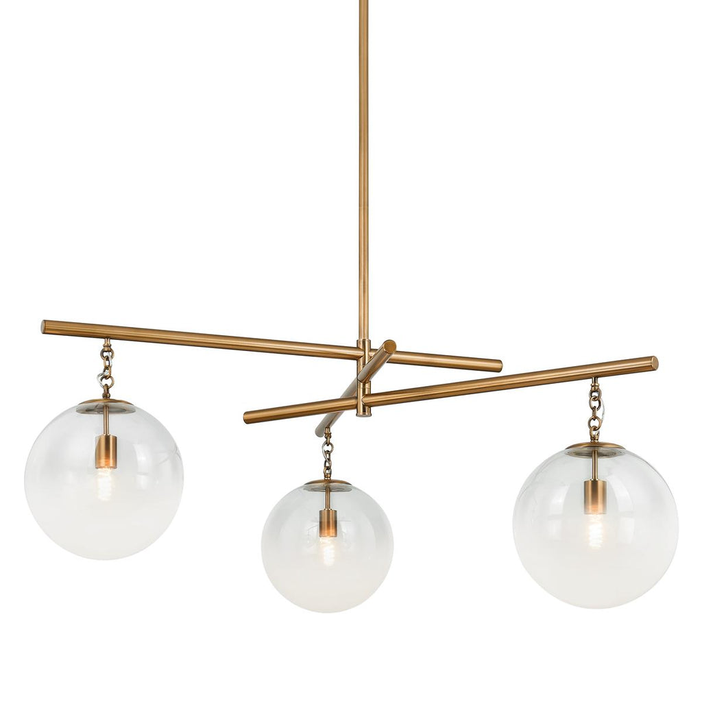 Troy Lighting Wade PATINA BRASS 59W x 59L x 24H Chandelier