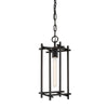 Troy Lighting Huck Black Iron 7.25W X 7.25L X 17.5H Pendant